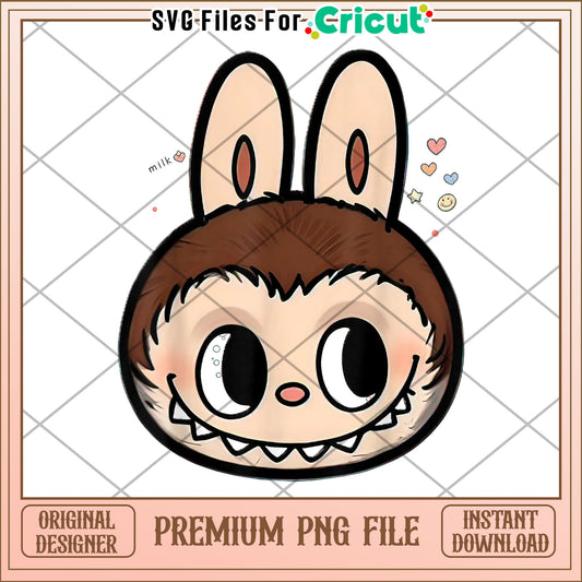 Funny labubu cute labubu the monsters png, brown labubu png, popmart labubu png