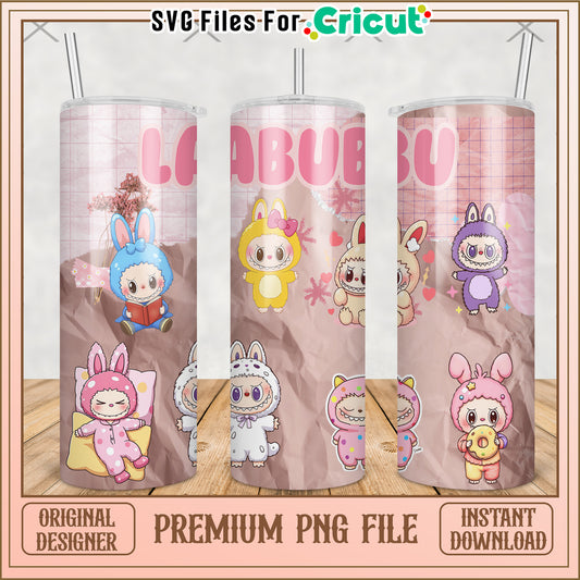 Funny labubu tumbler png, labubu doll png, labubu toys png