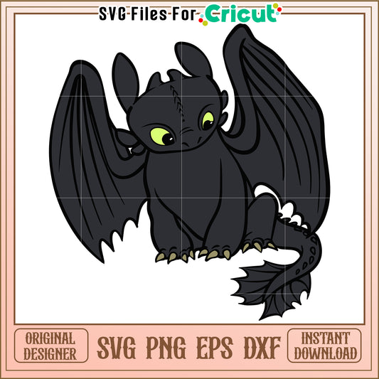 Funny toothless png, dragon movie png, night fury png