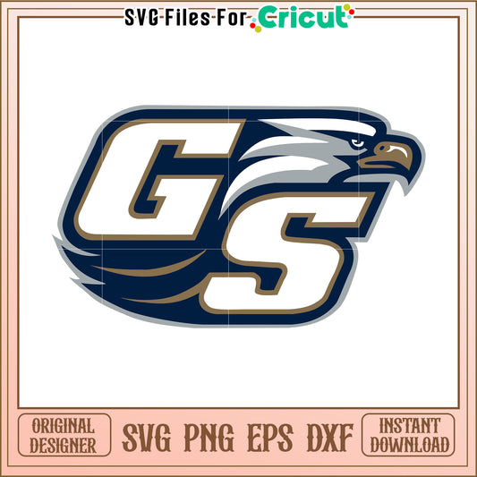 GS Eagle Logo SVG Design, Perfect for Cricut and Crafting Projects