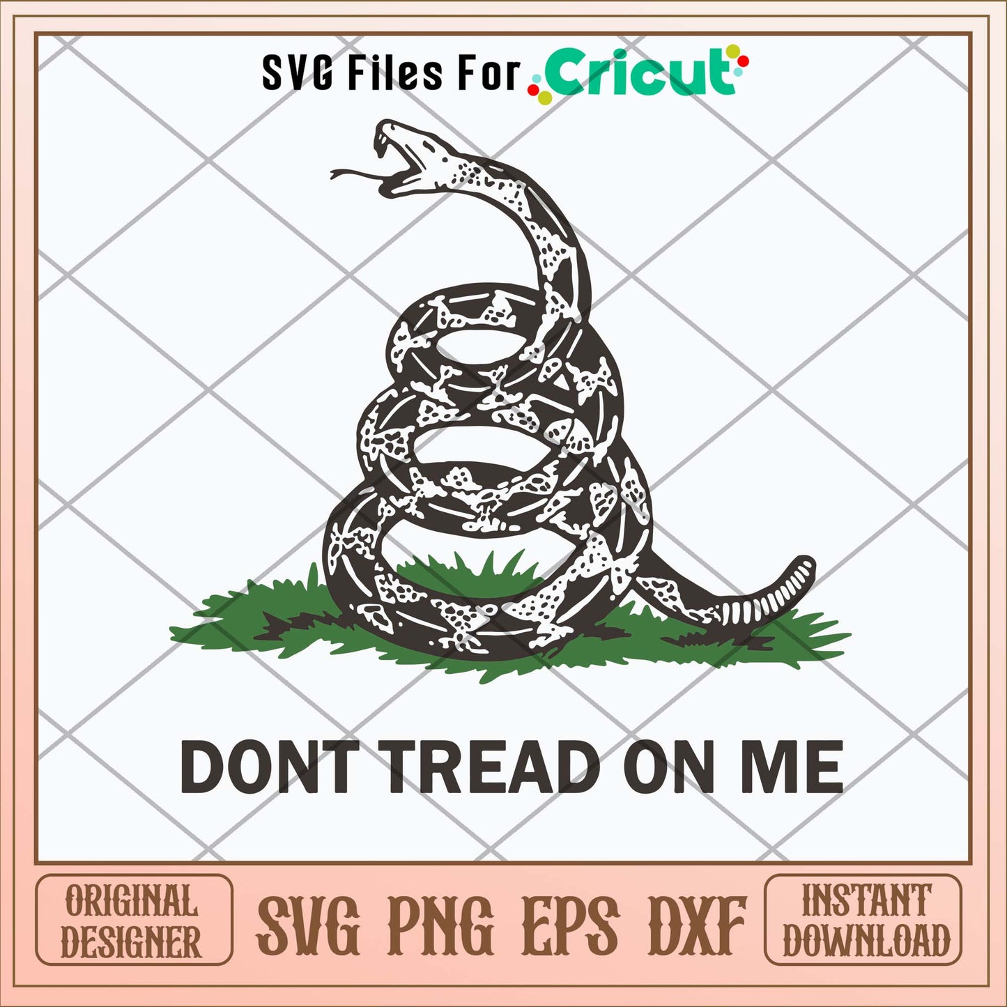 Gadsden Don_t Tread On  Me Svg