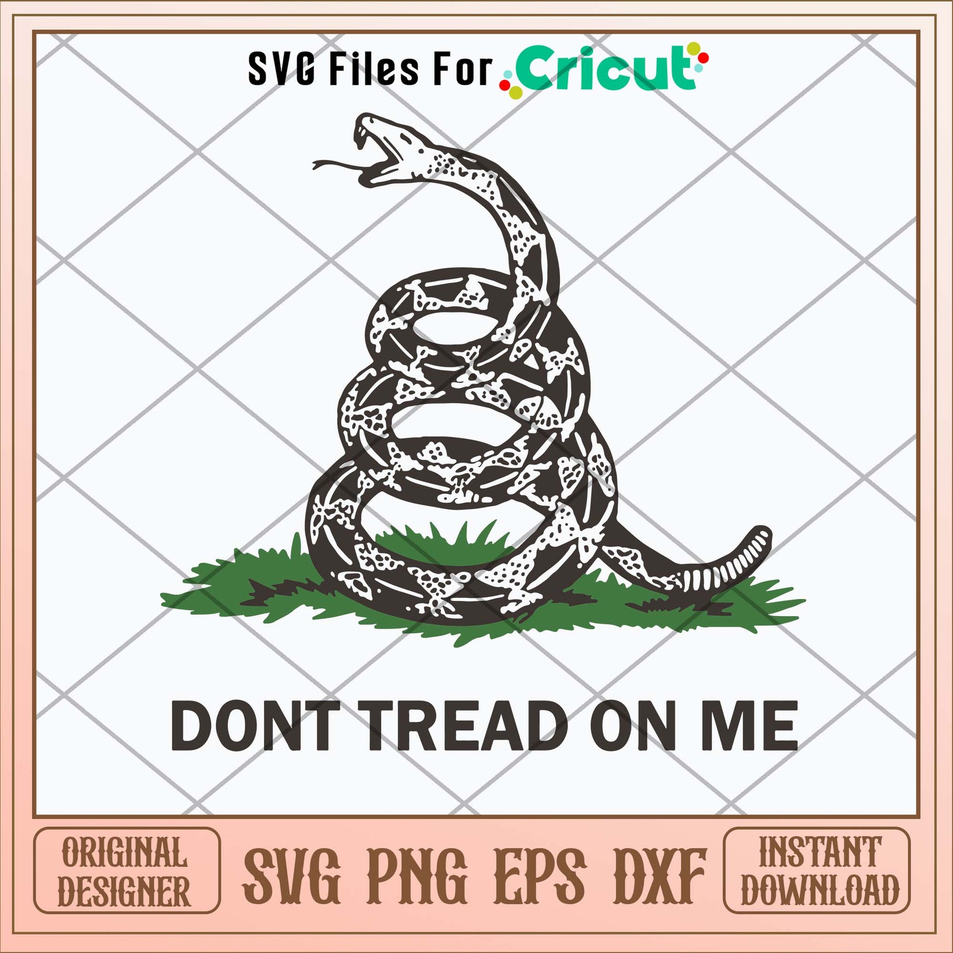 Gadsden Don_t Tread On  Me Svg