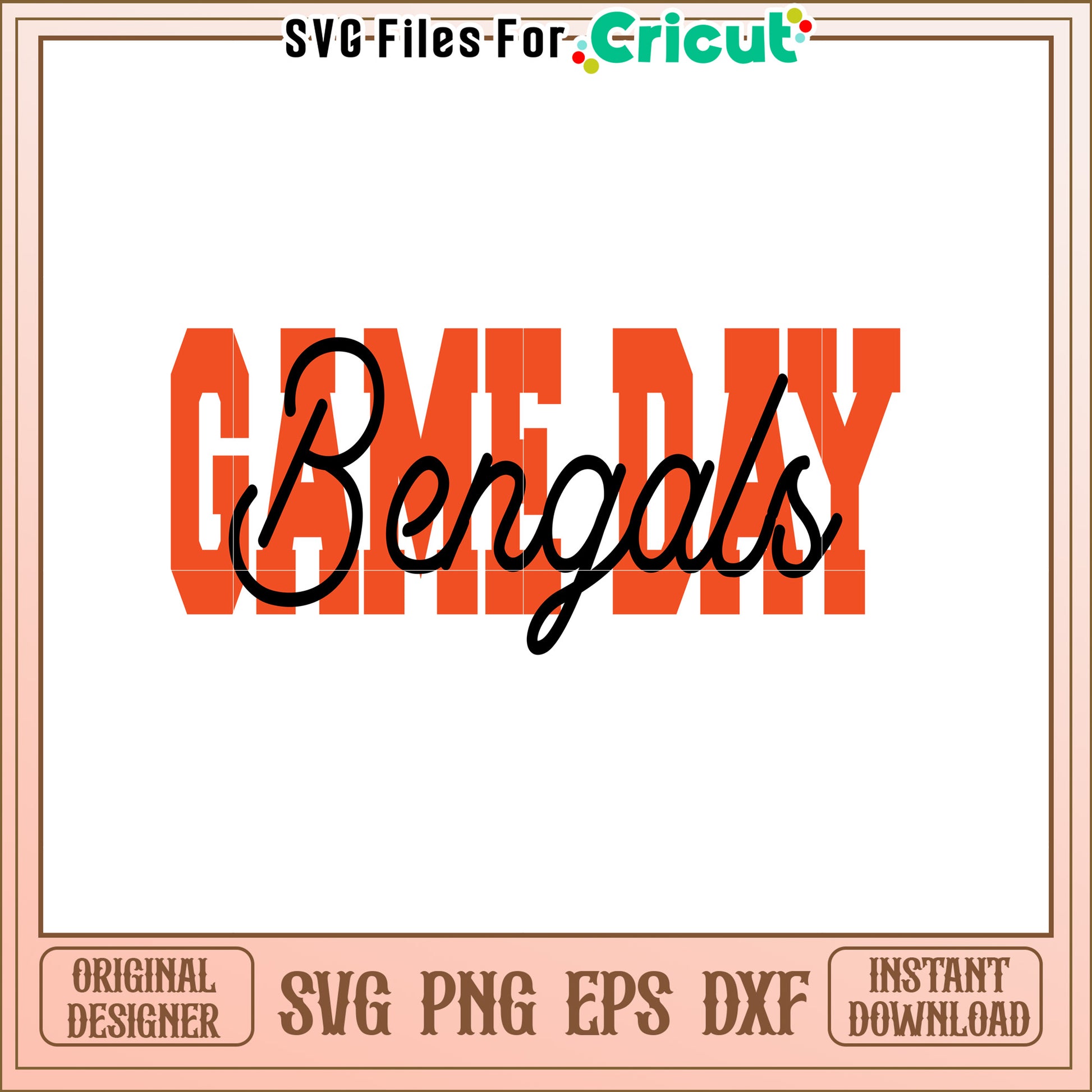 Game Day SVG Design for Sports Lovers and Fans