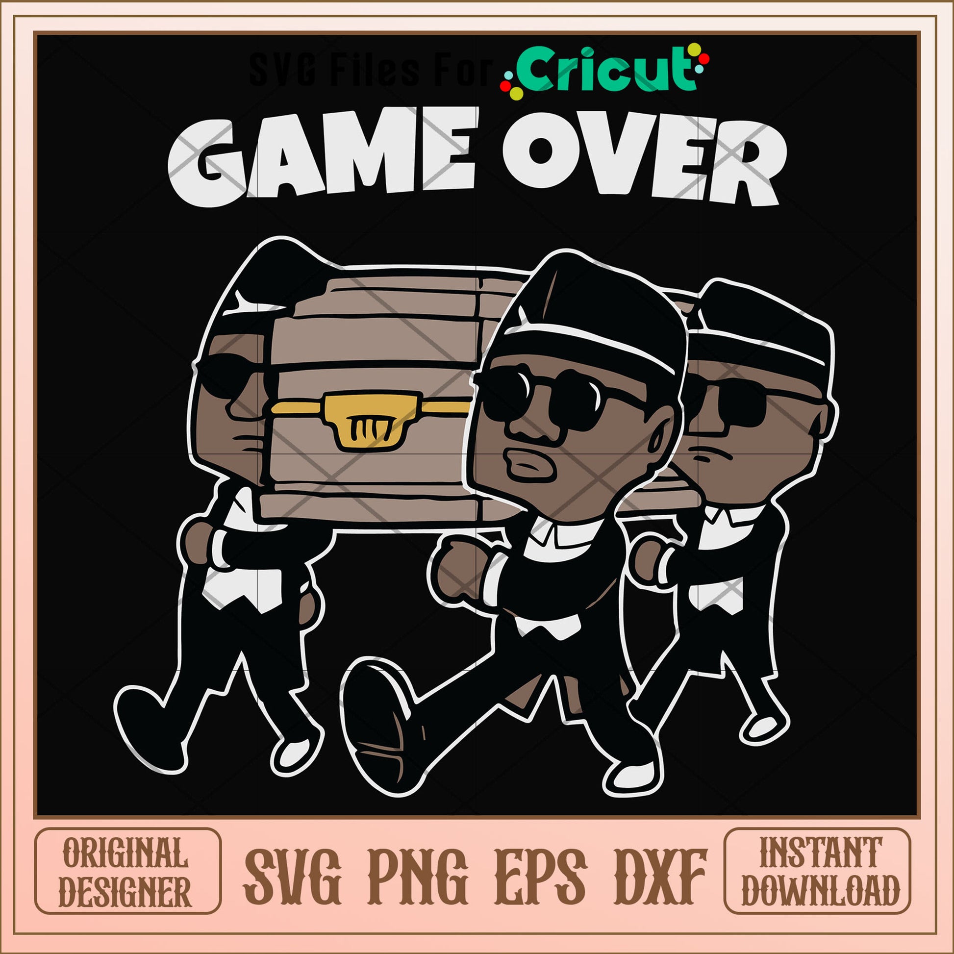 Game over Dancing Pallbearers svg, game svg, other svg