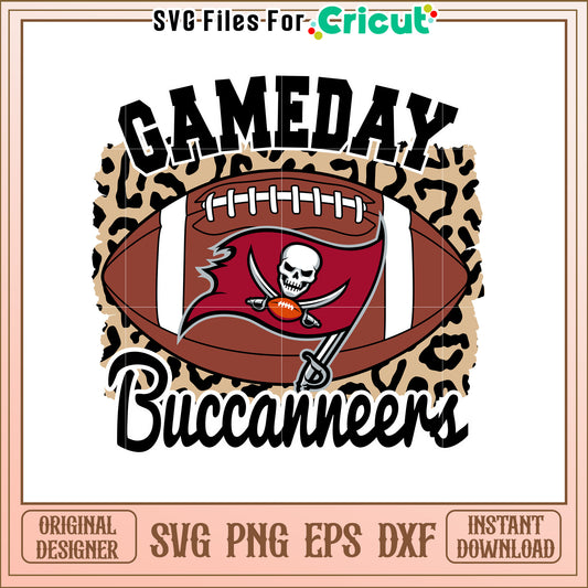 Gameday Buccaneers Football SVG