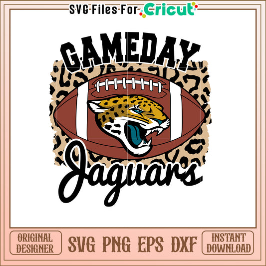 Gameday Jaguars Football SVG