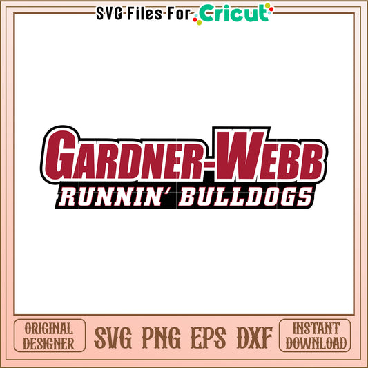 Gardner-Webb Runnin Bulldogs SVG File, Perfect for Cricut Projects Online