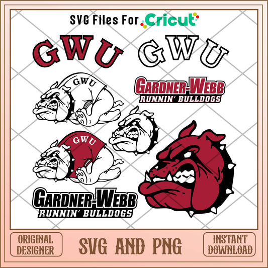 Gardner Webb Bulldogs svg, Gardner Webb Bulldogs svg bundle, NCAA svg 
