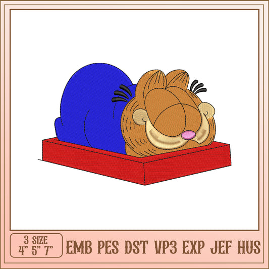 Garfield Embroidery Design - EMB, PES, DST