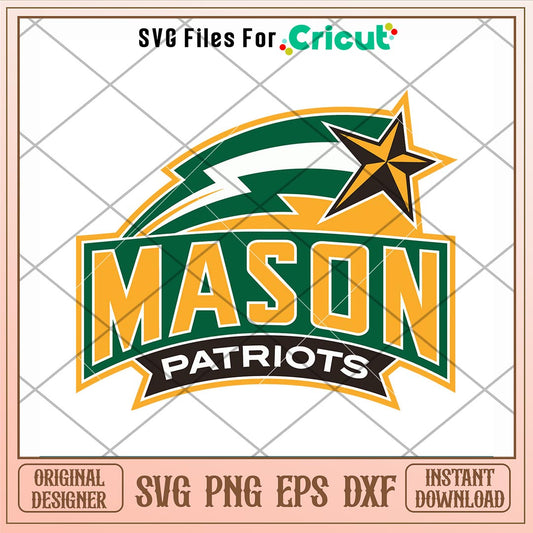 George Mason Patriots Logo Svg, George Mason Patriots Svg, NCAA Svg