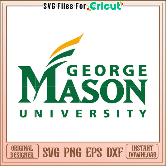 George Mason University SVG File for Cricut, Perfect for Custom Projects