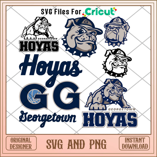 Georgetown Hoyas svg, Georgetown Hoyas svg bundle, NCAA svg