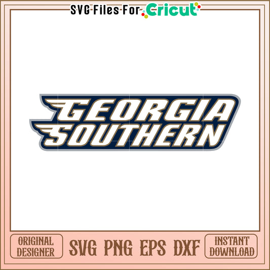 Georgia Southern SVG File for Cricut, instant download for creative projects