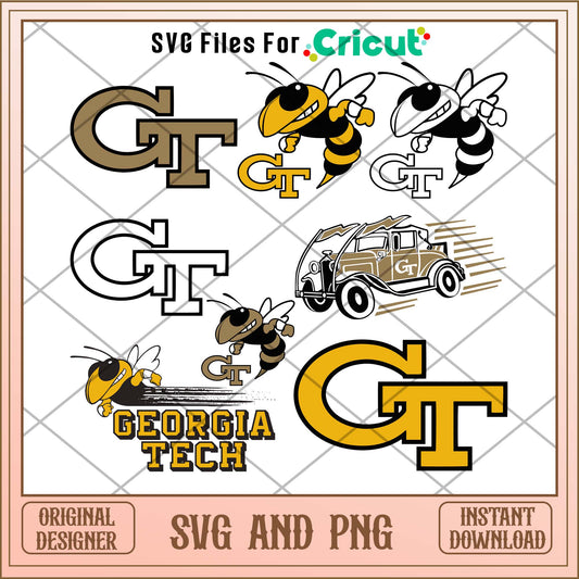 Georgia Tech Yellow Jackets svg, Georgia Tech Yellow Jackets svg bundle, NCAA svg