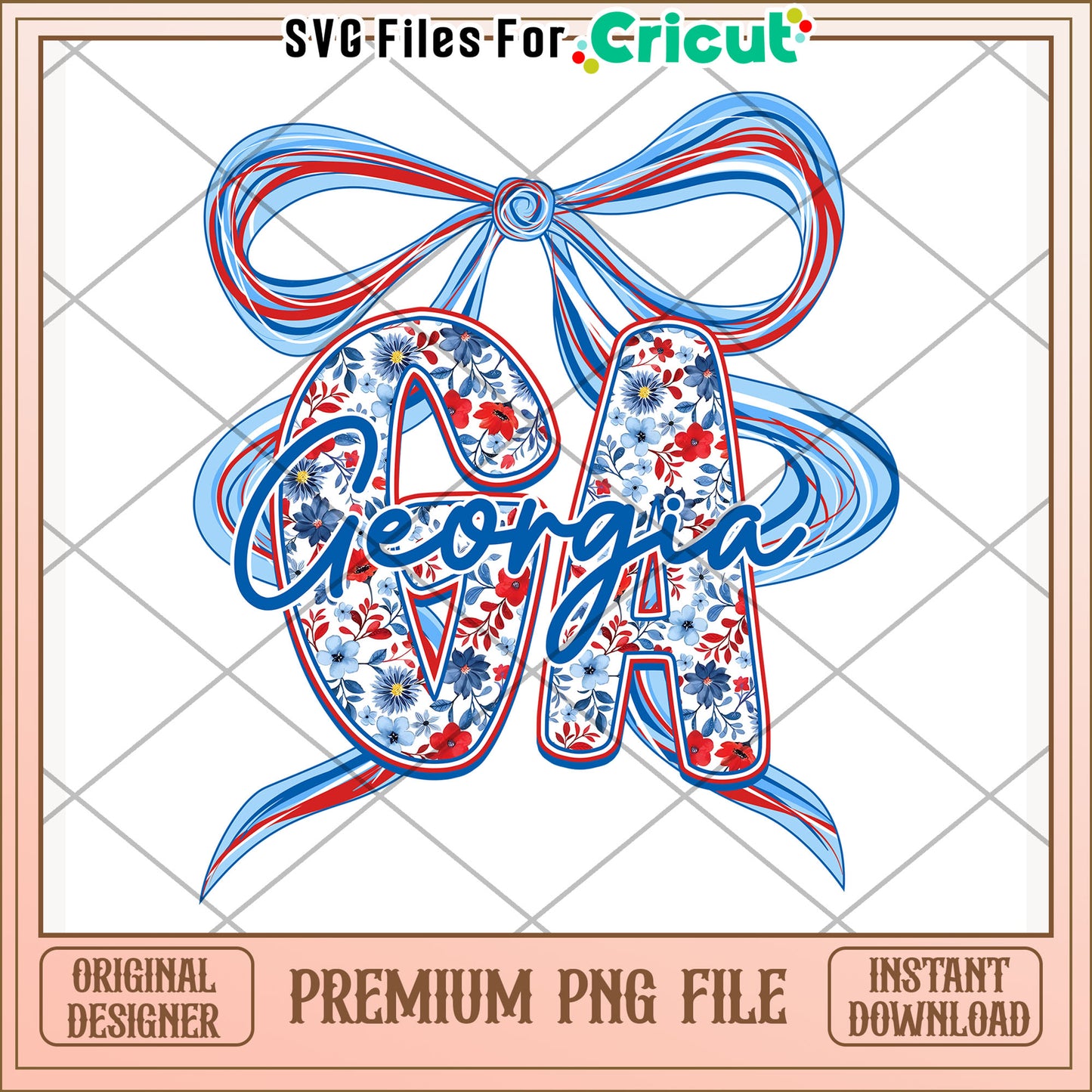 Georgia american state png, independence day png, love for american​ png