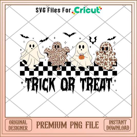 Ghost trick or treat png, trick or treat png, halloween png