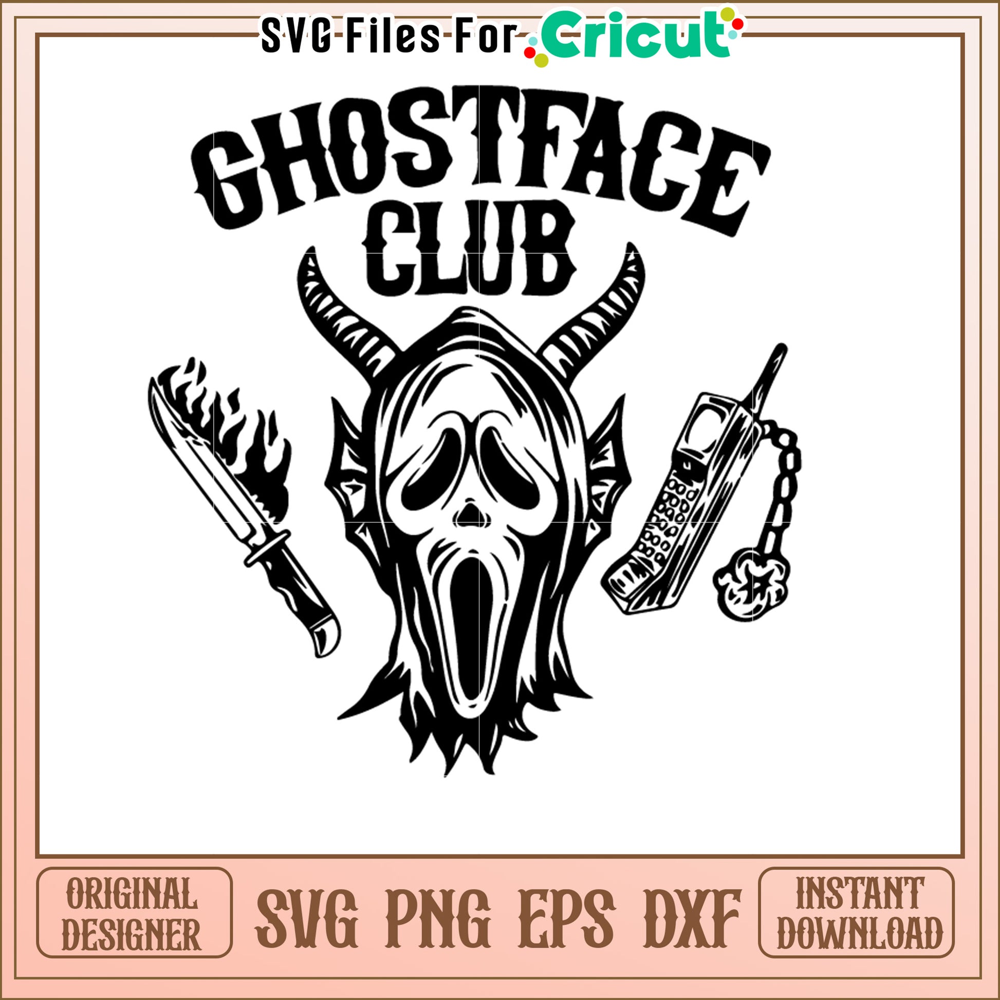 Ghostface Club SVG Logo