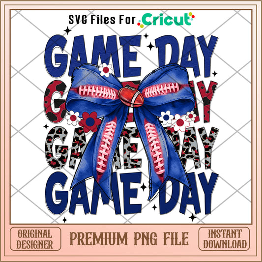 Giants coquette football bow png, New York Giants png, NFL png