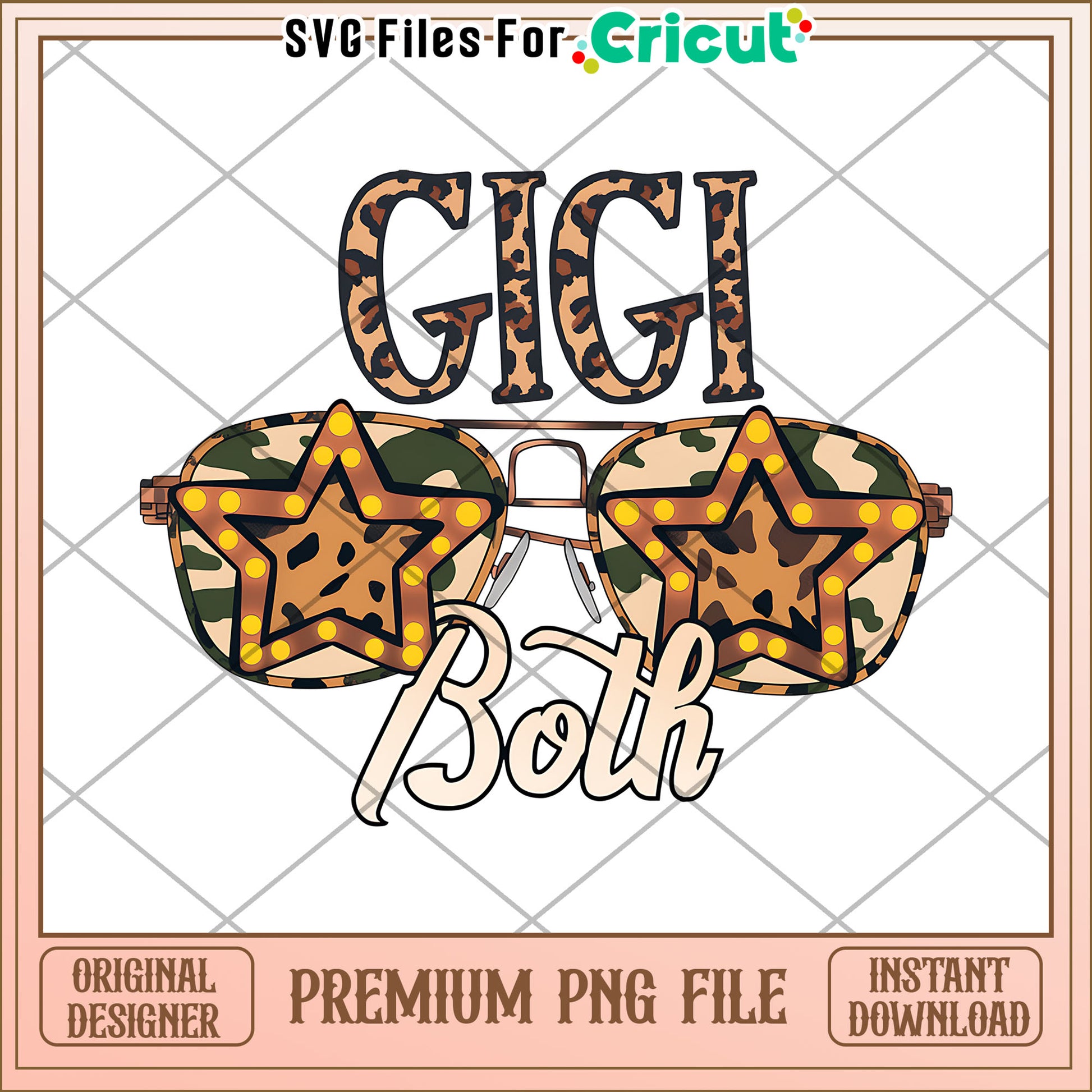 Gigi Both Sunglasses PNG Design