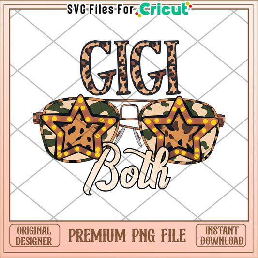 Gigi Both Sunglasses PNG Design
