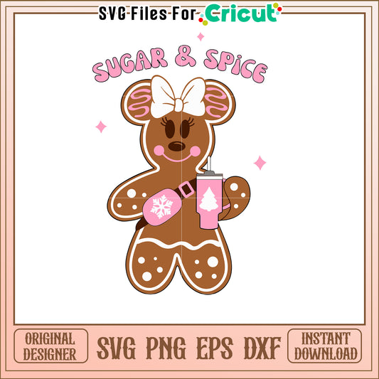 Gingerbread Girl SVG Cut File