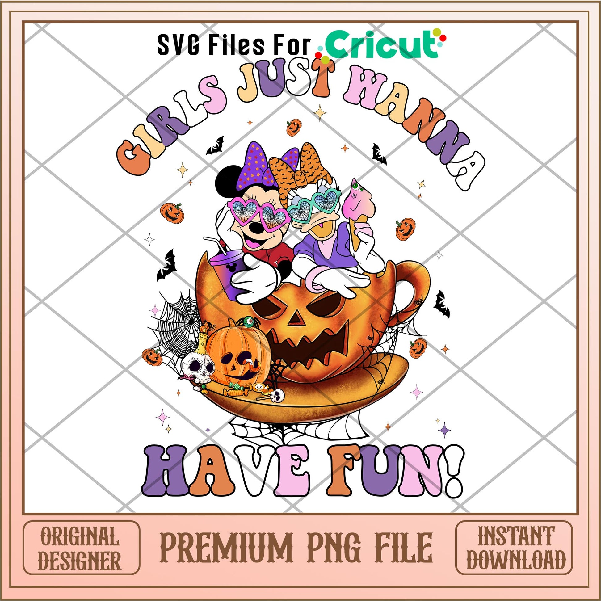 Girls Just Want to Have Fun png, Disney characters png, Digital Download