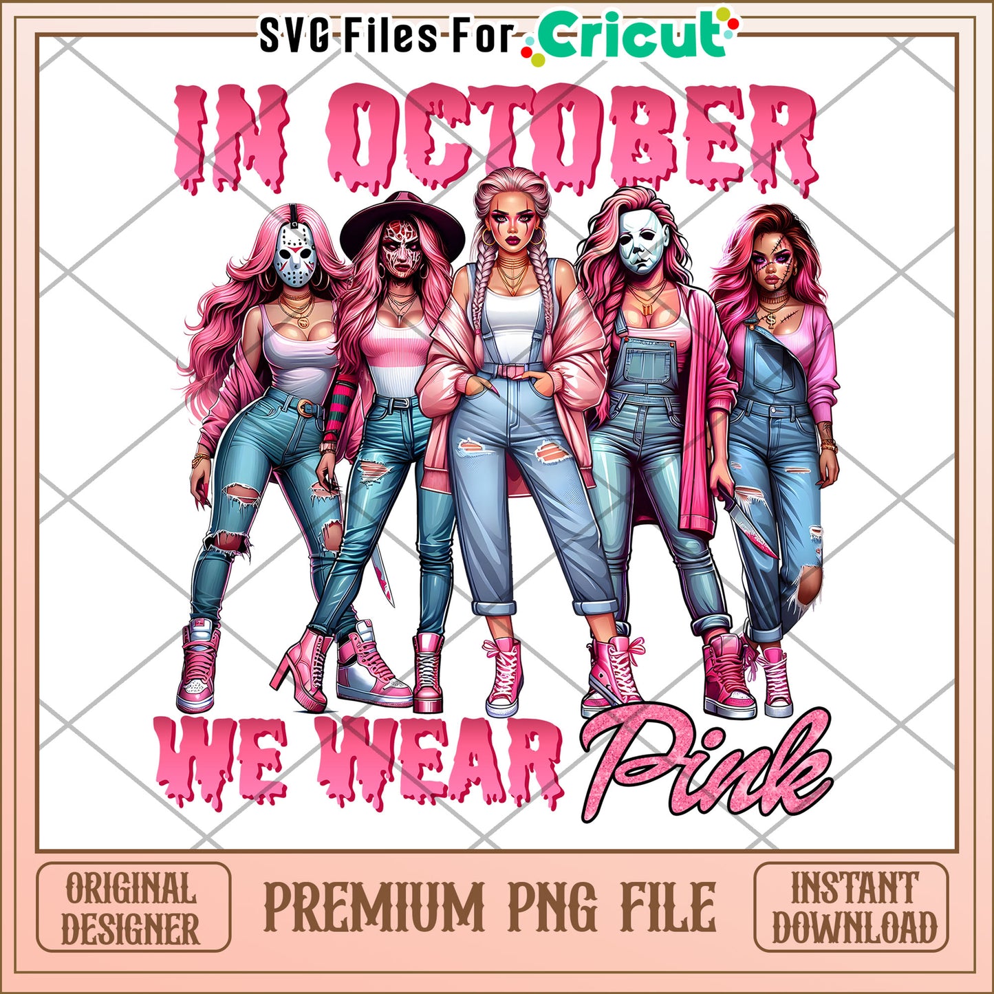 Girls wear pink png, halloween jokes​ png, halloween drawings​ png