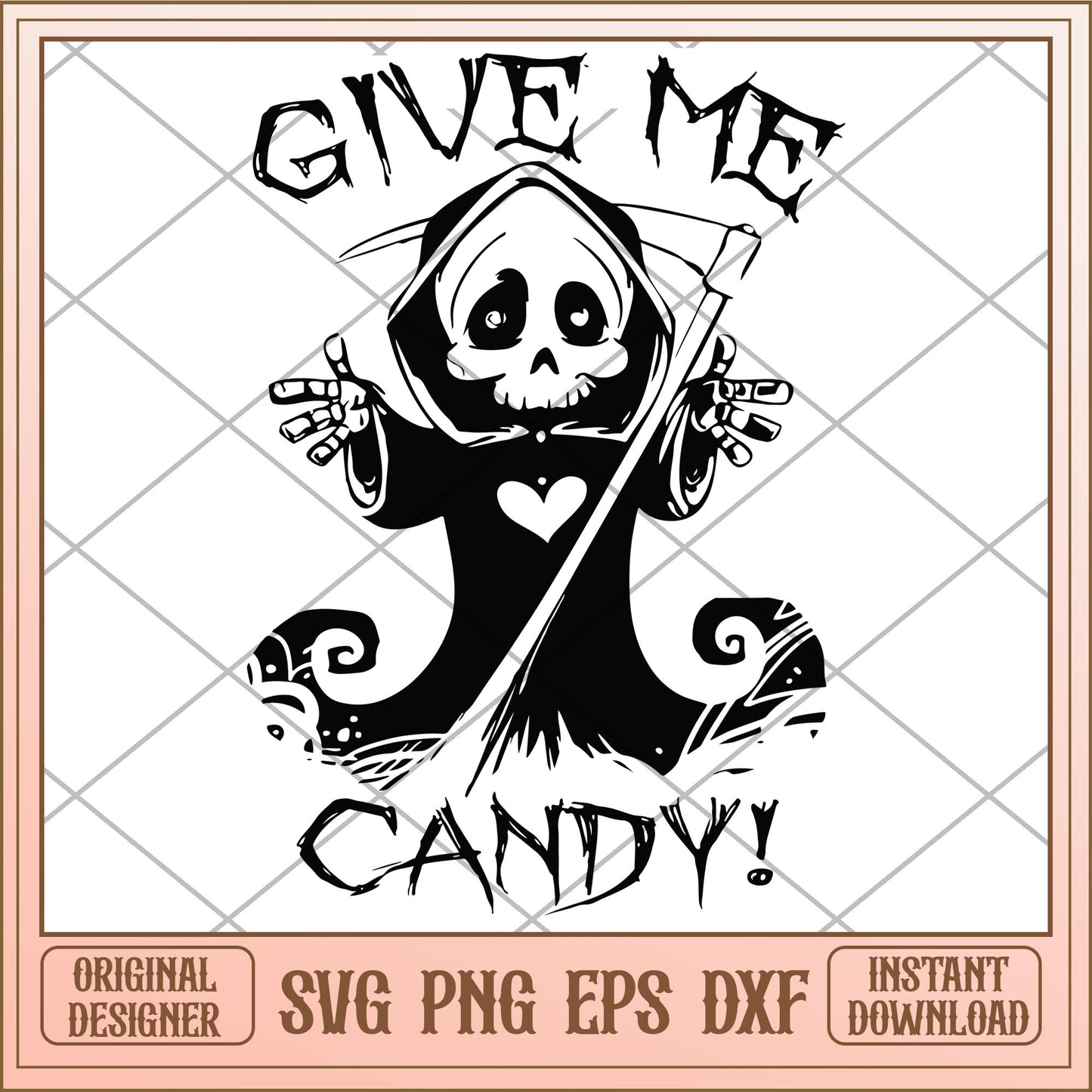 Give me candy svg, halloween characters svg, digital download