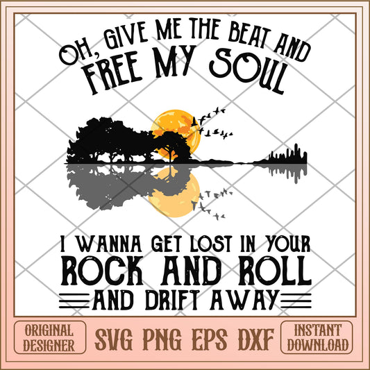 Give me the beat and free my soul svg, Disney characters svg, digital download