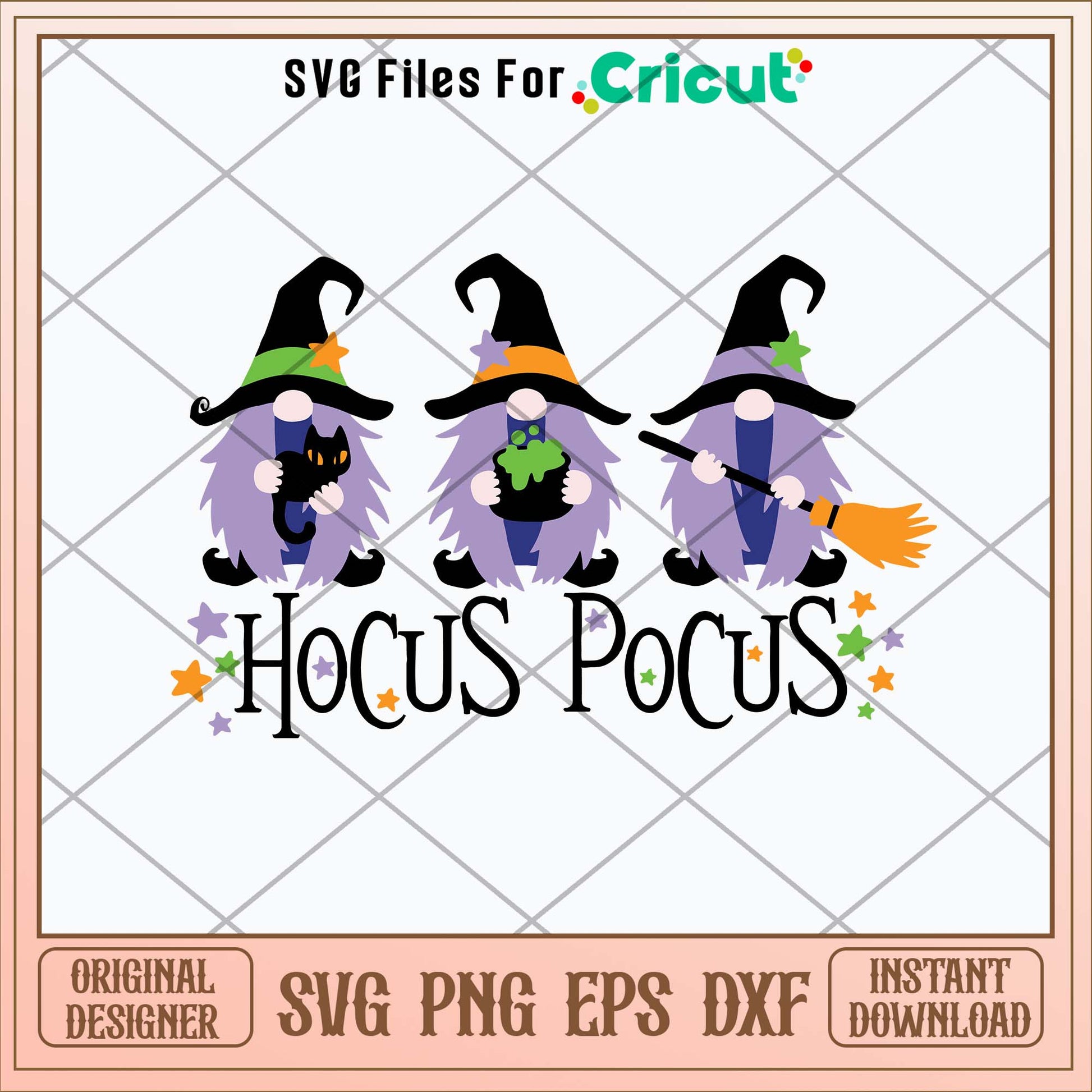 Gnome Hocus Pocus Svg