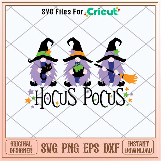 Gnome Hocus Pocus Svg