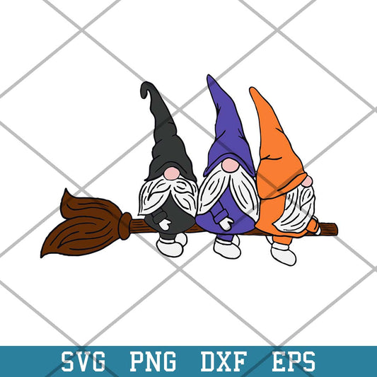 Gnome Witch Svg, Gnome Halloween Svg-Svgfilesforcricut