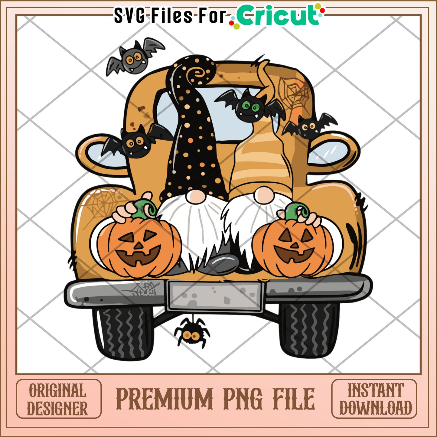 Gnome halloween png, spooky characters png, halloween candy​ png