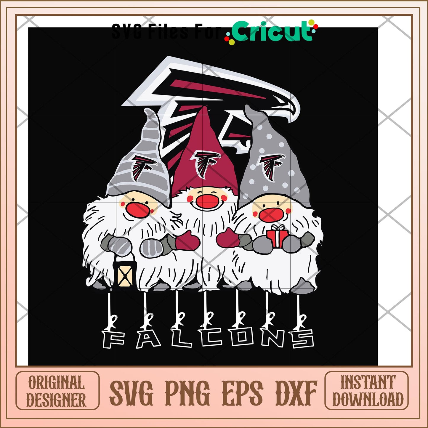 Gnomes Atlanta Falcons nfl team svg, Gnomes svg, new nfl svg