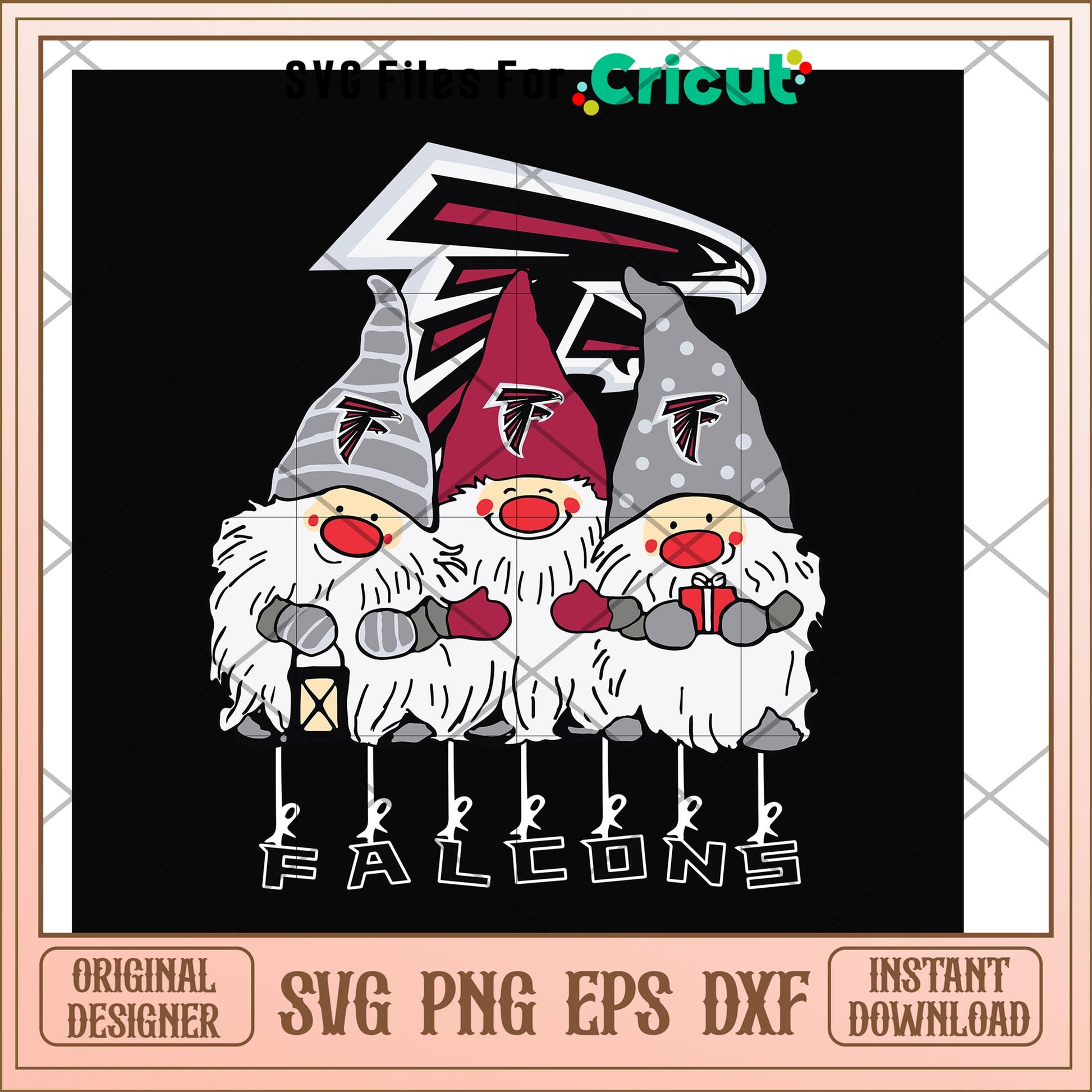 Gnomes Atlanta Falcons nfl team svg, Gnomes svg, new nfl svg