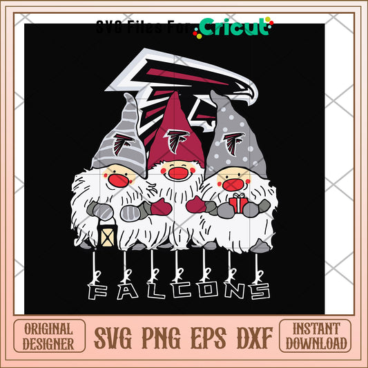 Gnomes Atlanta Falcons nfl team svg, Gnomes svg, new nfl svg