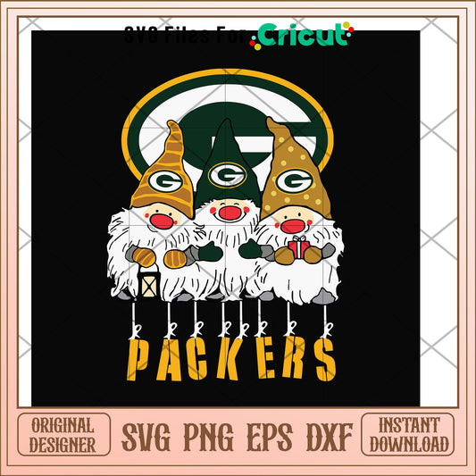 Gnomes Green Bay Packers nfl team svg, Gnomes svg, new nfl svg