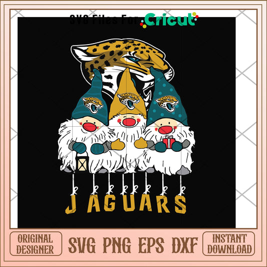 Gnomes Jacksonville Jaguars nfl team svg, Gnomes svg, new nfl svg