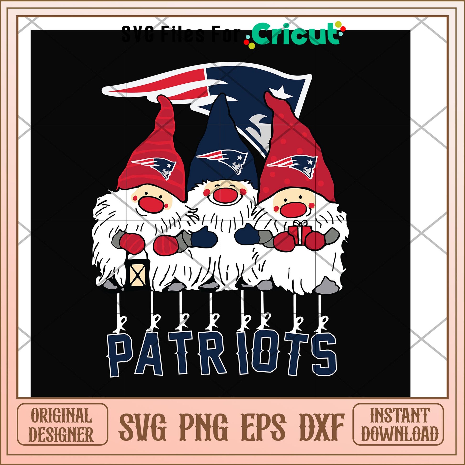 Gnomes New England Patriots nfl team svg, Gnomes svg, new nfl svg