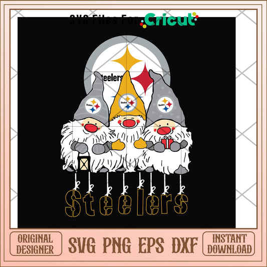 Gnomes Pittsburgh Steelers nfl team svg, Gnomes svg, new nfl svg