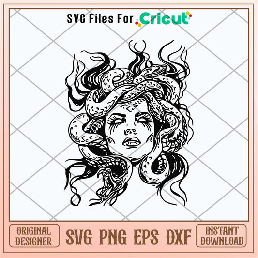 Goddess Medusa Svg