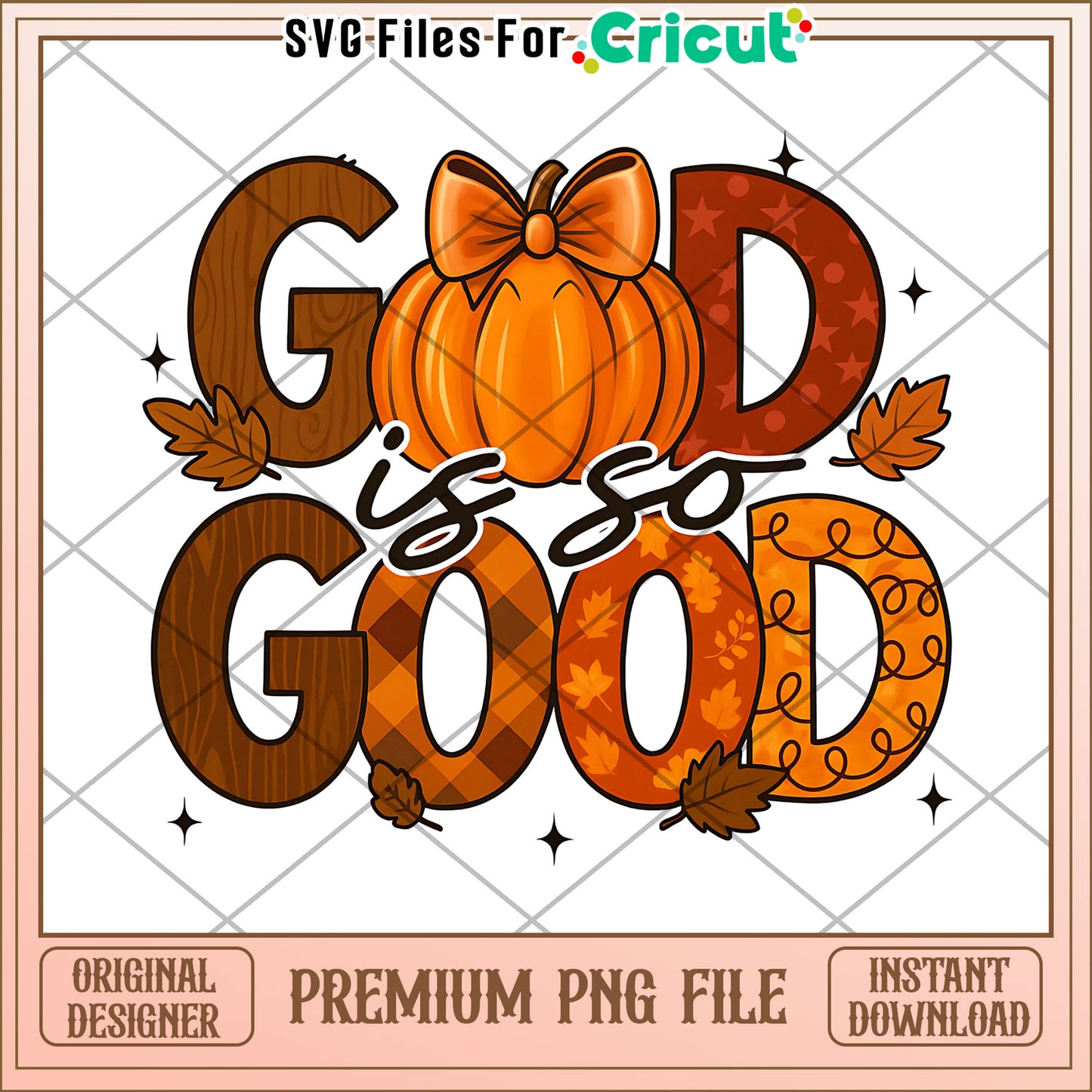 God is so good png, autumn season png, halloween design png