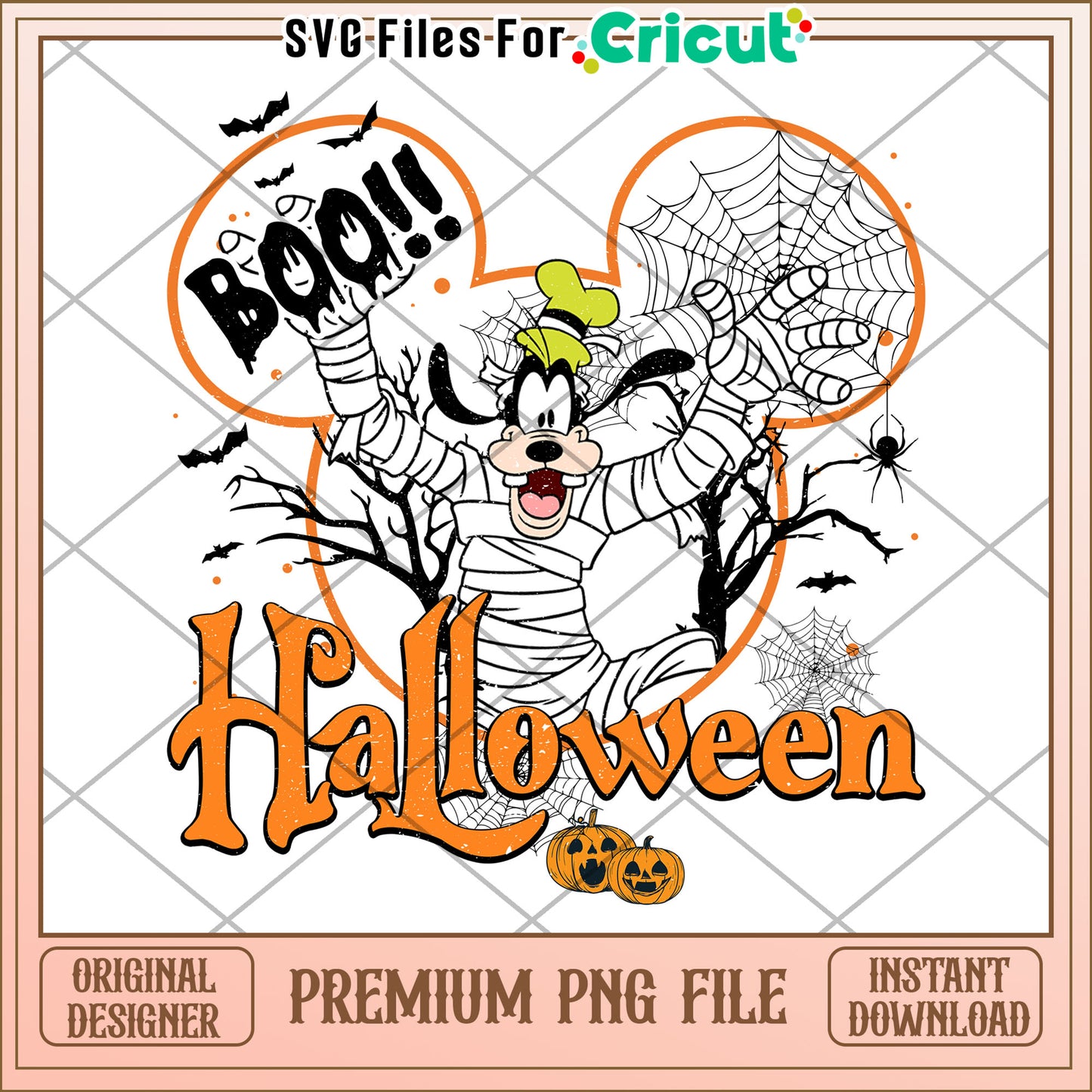 Goffy halloween png, halloween decorations png, spooky fall png