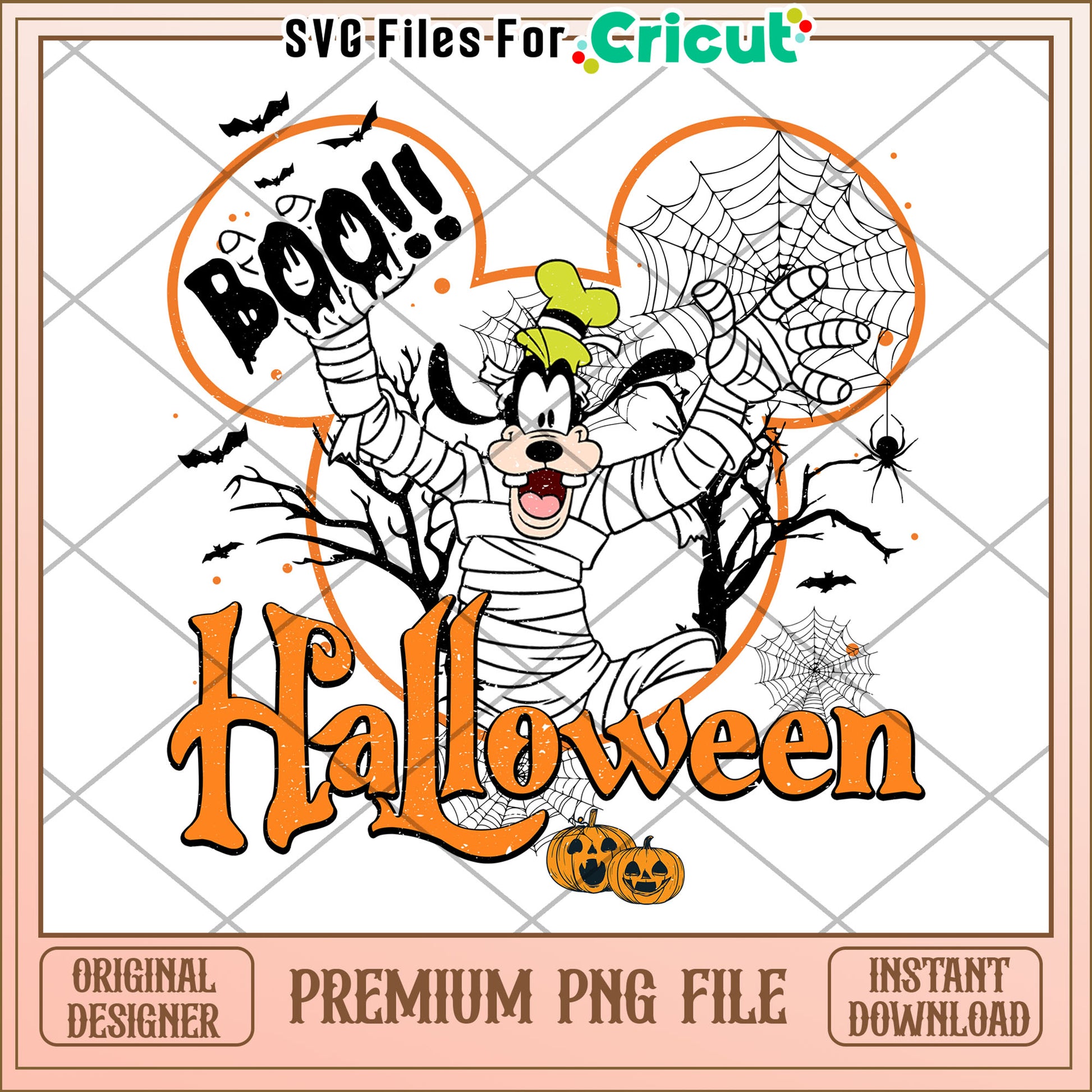 Goffy halloween png, halloween decorations png, spooky fall png