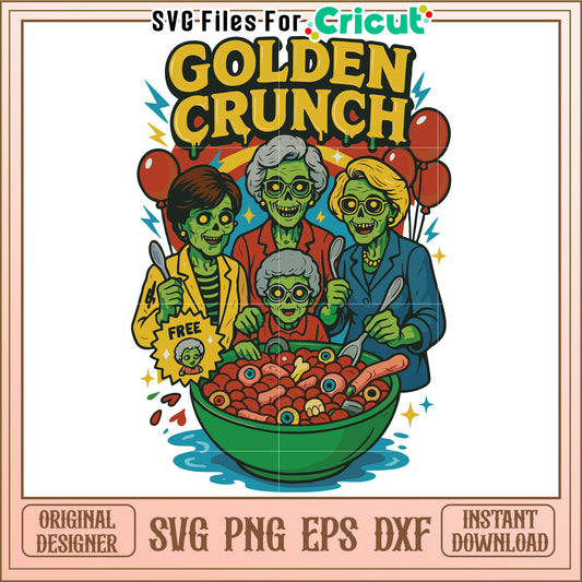 Golden crunch svg, halloween movies svg, halloween toys svg