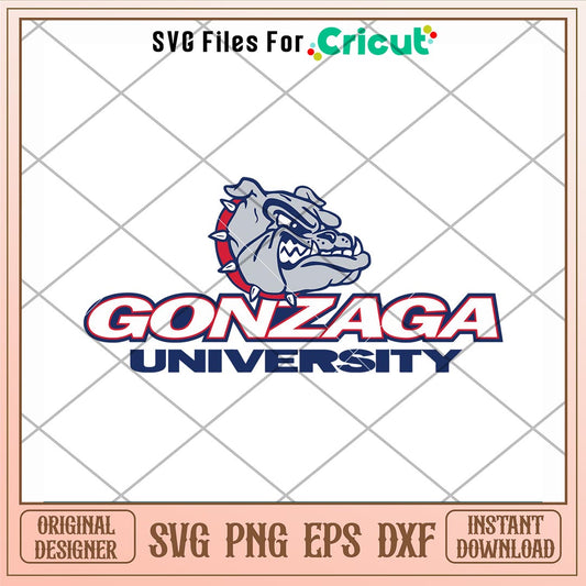 Gonzaga Bulldogs Logo Svg, Gonzaga Bulldogs Svg, NCAA Svg