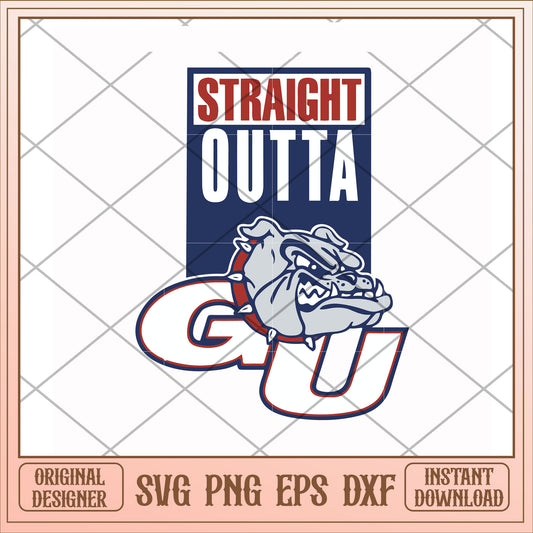 Gonzaga Bulldogs straight outta gu svg, staight outta gu svg, ncaa svg