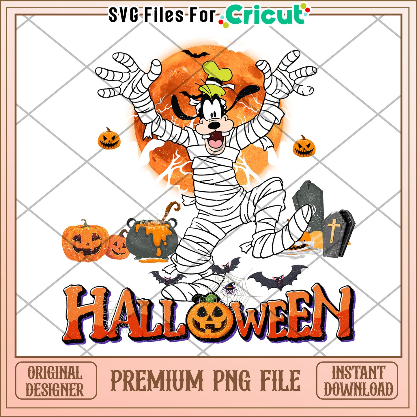 GooFy mummy png, halloween ends​ png, halloween party png