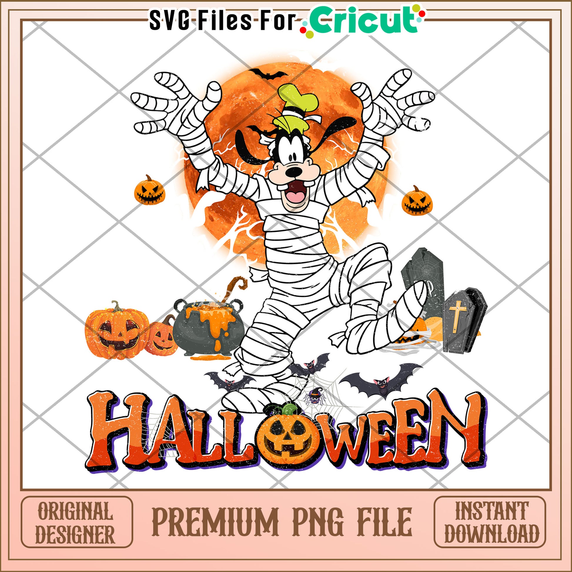 GooFy mummy png, halloween ends​ png, halloween party png