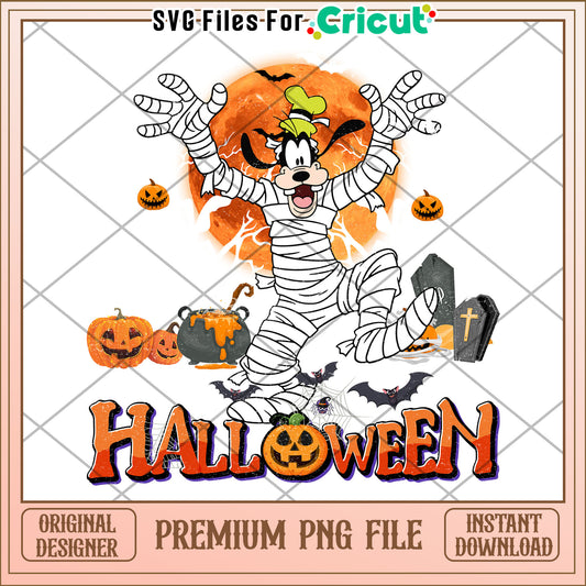 GooFy mummy png, halloween ends​ png, halloween party png